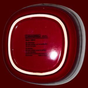 Corningware Etch 20oz Cassorle Dish Red Etch